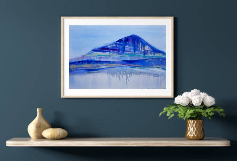 Original Art Deco Abstract Painting by Maryana Bryukhanova