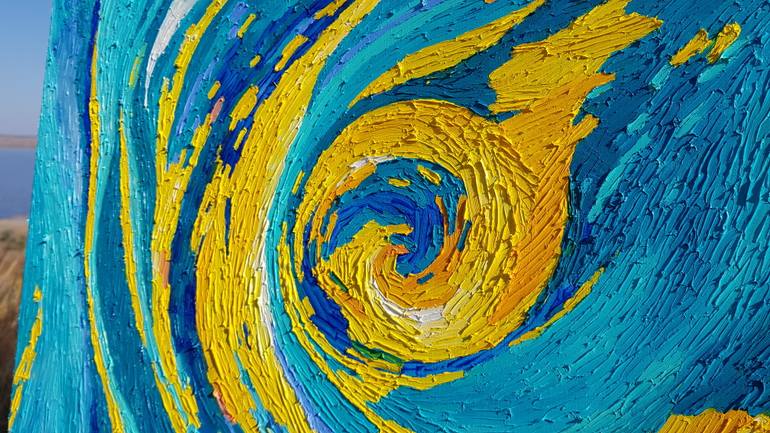 Original Abstract Expressionism Abstract Painting by Maryana Bryukhanova