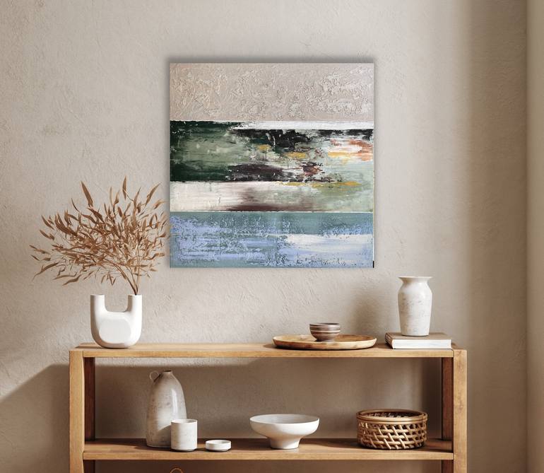 Original Abstract Expressionism Abstract Mixed Media by Irina Ges