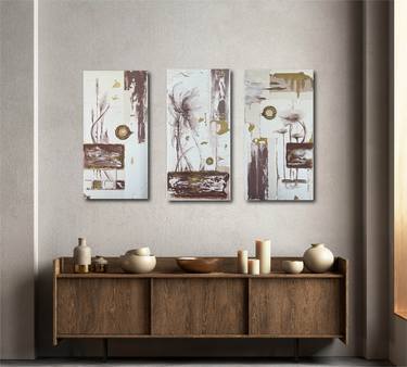 Original Expressionism Abstract Mixed Media by Irina Ges