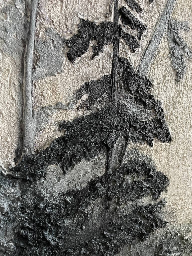 Original Minimalism Nature Mixed Media by Irina Ges