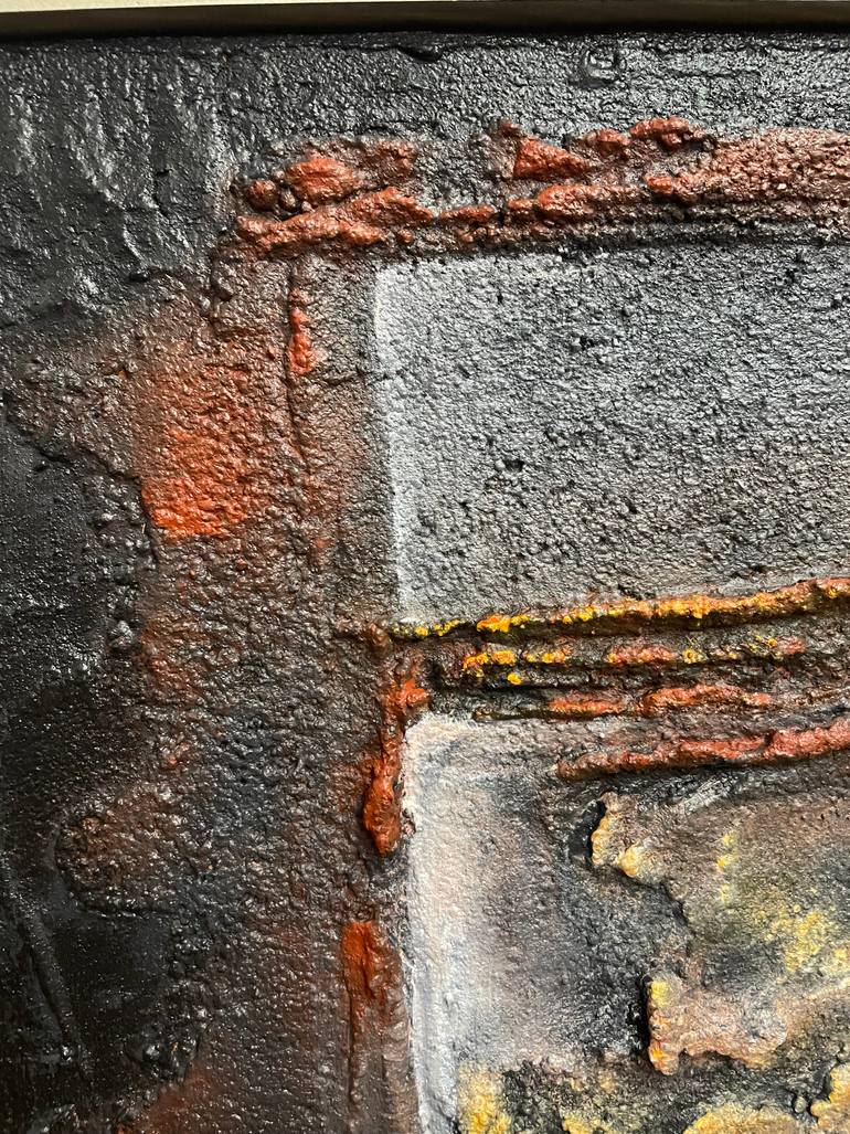 Original Abstract Expressionism Abstract Mixed Media by Irina Ges