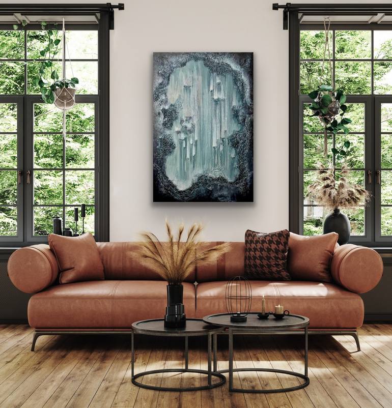 Original Abstract Expressionism Abstract Mixed Media by Irina Ges