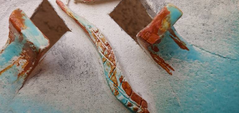 Original Modernism Abstract Sculpture by Ladyit-Roberta Barlati