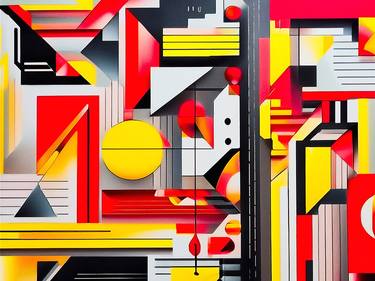 Original Artificial Intelligence Abstract Digital by Giorgio Gerardi