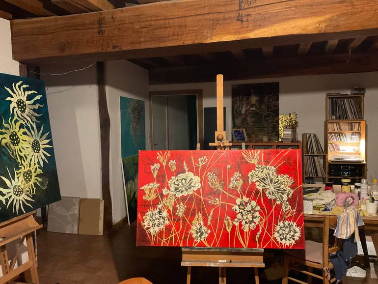 Original Contemporary Nature Painting by Delphine Menu