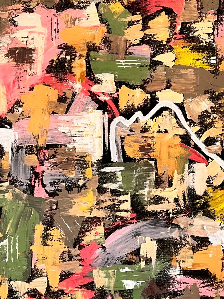 Original Contemporary Abstract Painting by Mohamed Acharki