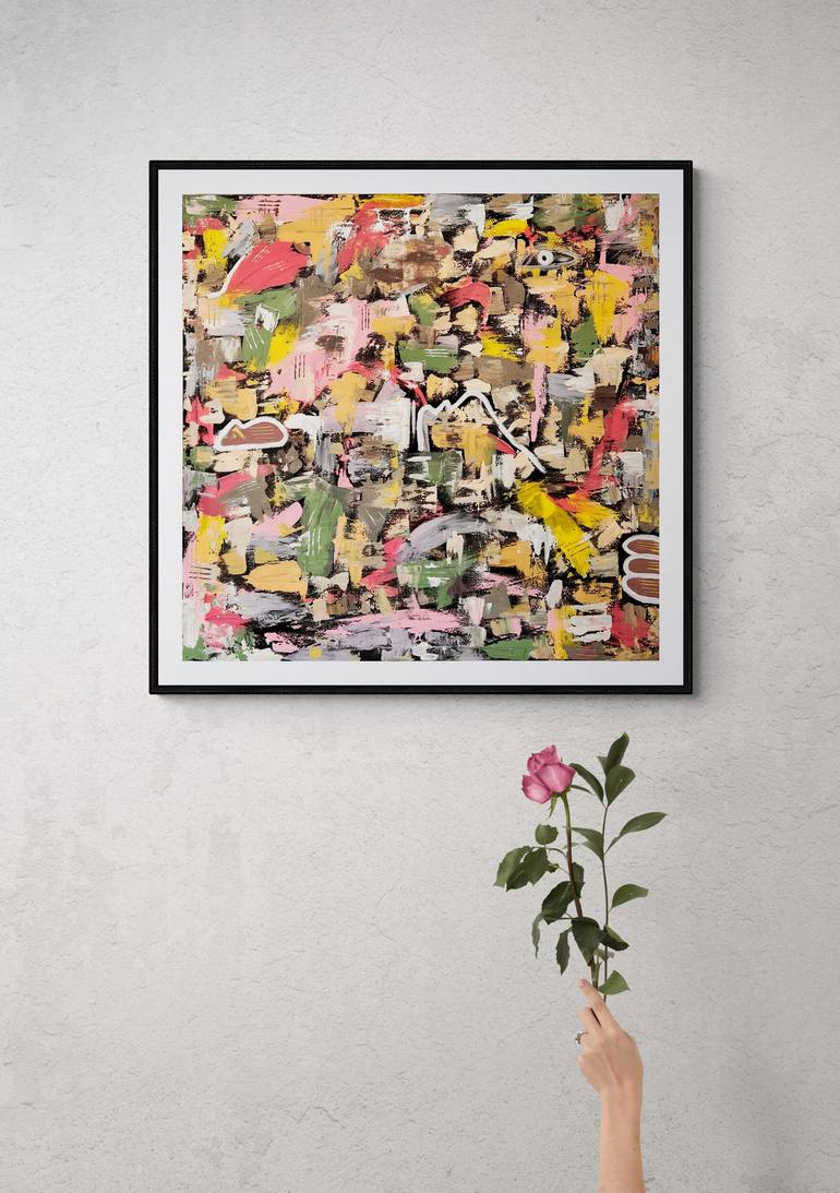 Original Contemporary Abstract Painting by Mohamed Acharki