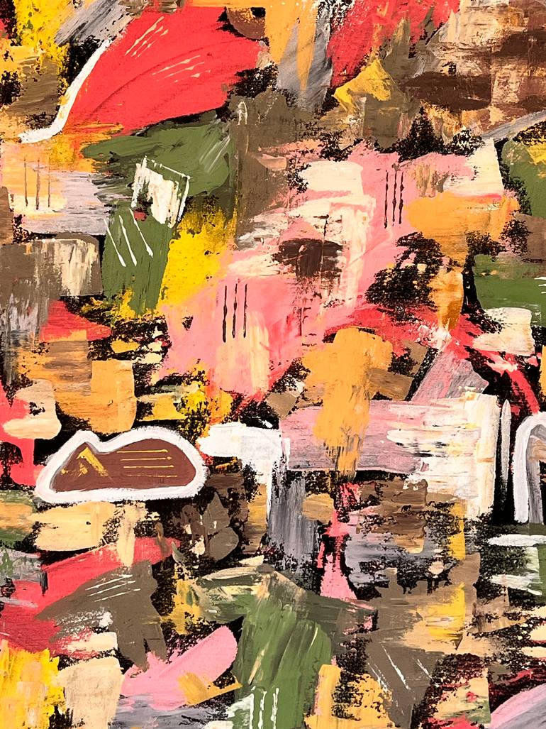 Original Contemporary Abstract Painting by Mohamed Acharki