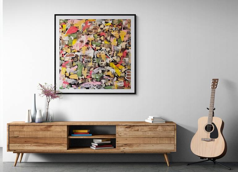 Original Contemporary Abstract Painting by Mohamed Acharki
