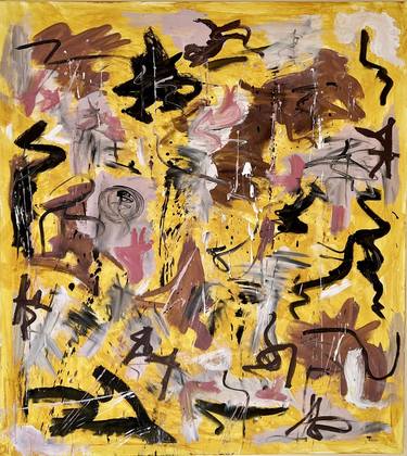 Original Abstract Expressionism Abstract Painting by Mohamed Acharki