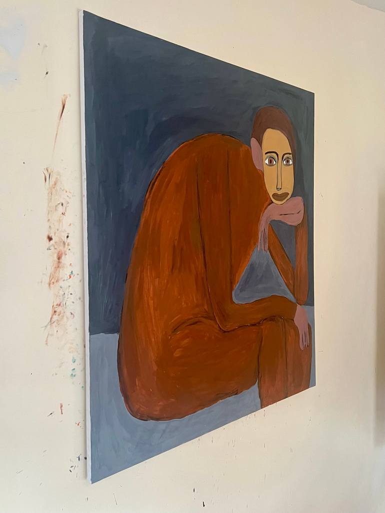 Original Figurative Women Painting by Mohamed Acharki