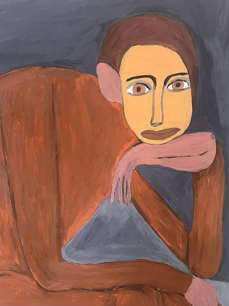 Original Figurative Women Painting by Mohamed Acharki