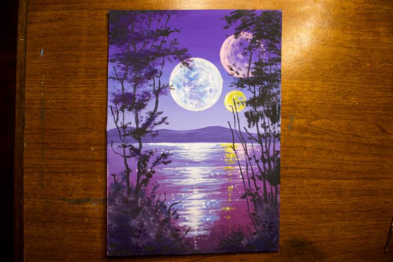 Original Illustration Nature Painting by C R Y P T I D