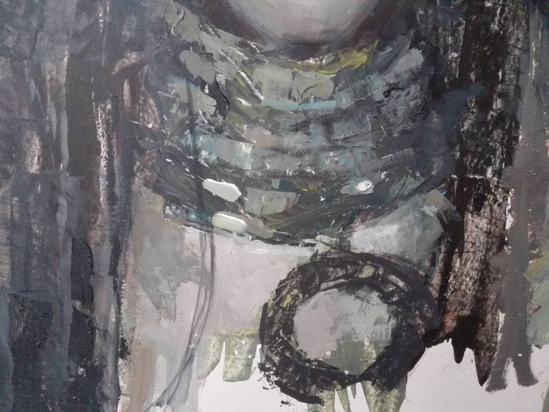 Original Abstract Expressionism Pop Culture/Celebrity Painting by C R Y P T I D