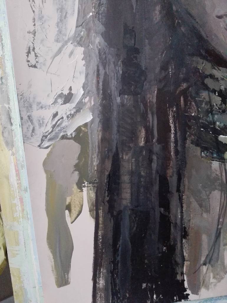 Original Abstract Expressionism Pop Culture/Celebrity Painting by C R Y P T I D