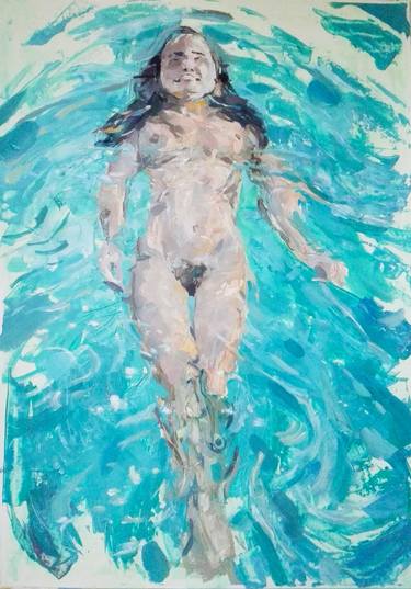 Print of Impressionism Nude Paintings by C R Y P T I D