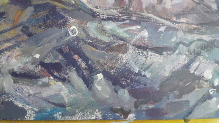 Original Conceptual People Painting by C R Y P T I D