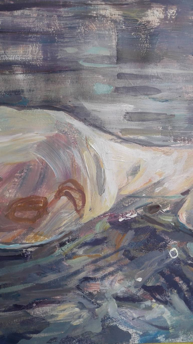 Original Conceptual People Painting by C R Y P T I D