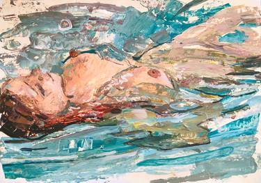 Print of Impressionism Erotic Paintings by C R Y P T I D