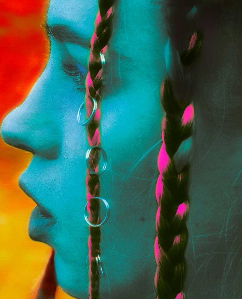 Original Abstract Expressionism Women Photography by C R Y P T I D