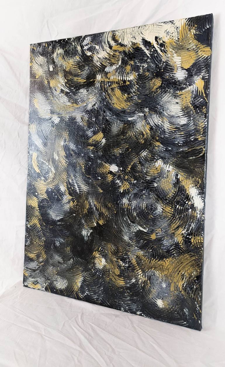Original Abstract Expressionism Abstract Painting by Saverio Francesco Ferrulli