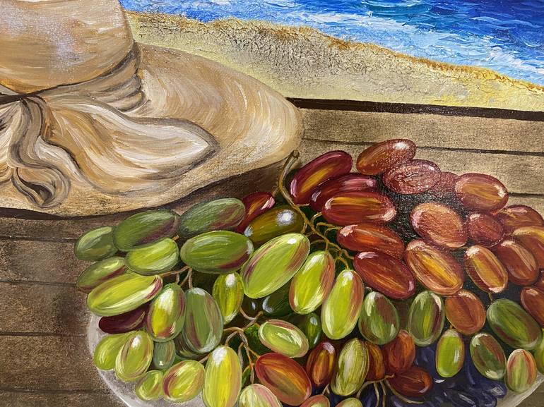 Original Documentary Seascape Painting by Anna Kiptenko