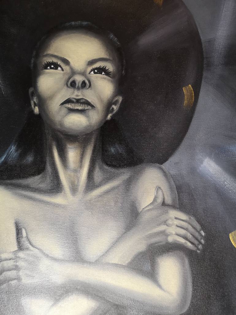 Original Art Deco People Painting by Viktoriya Gorshkova