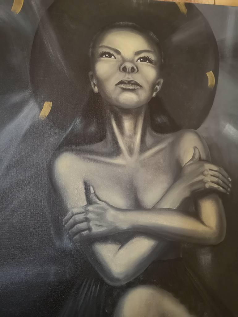 Original Art Deco People Painting by Viktoriya Gorshkova
