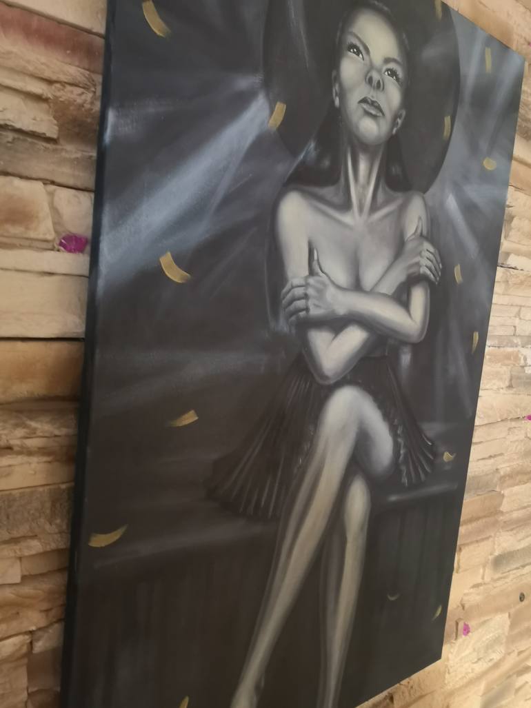 Original Art Deco People Painting by Viktoriya Gorshkova