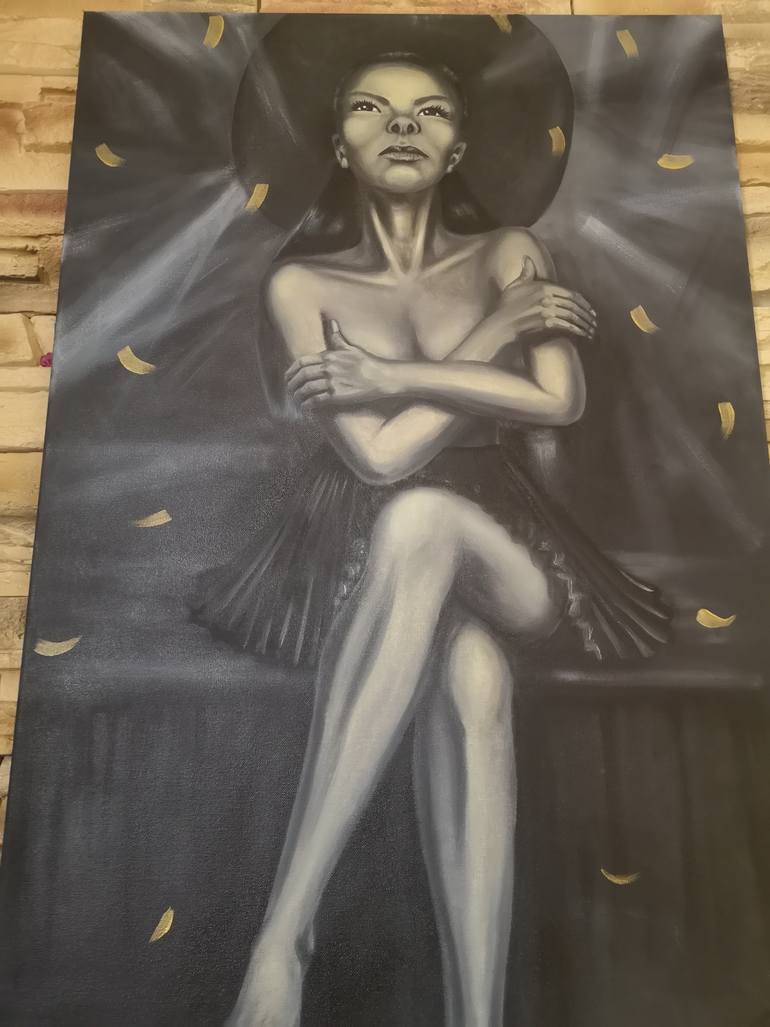 Original Art Deco People Painting by Viktoriya Gorshkova