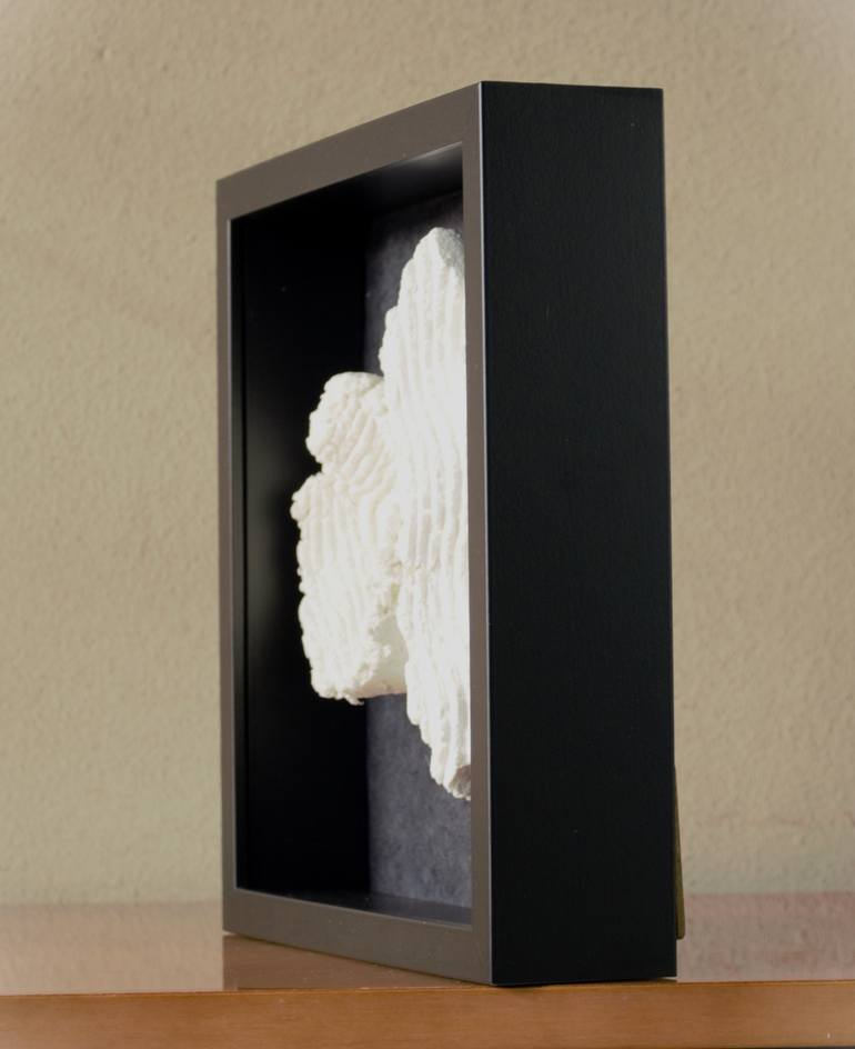 Original Black & White Abstract Sculpture by Giovanna Antoci