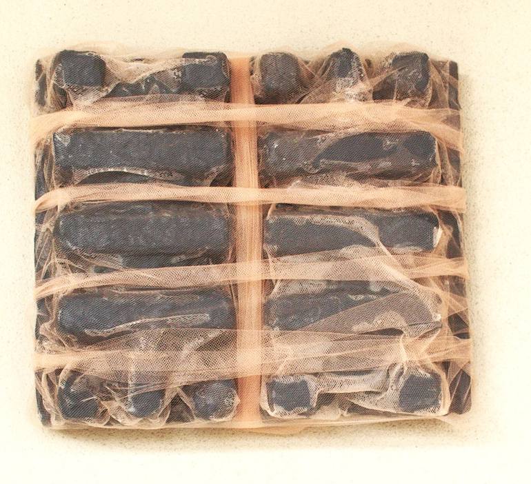 Original Abstract Geometric Mixed Media by Giovanna Antoci