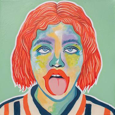 Original Pop Art Portrait Paintings by Catalina Beres