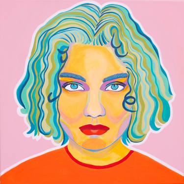 Print of Pop Art Portrait Paintings by Catalina Beres
