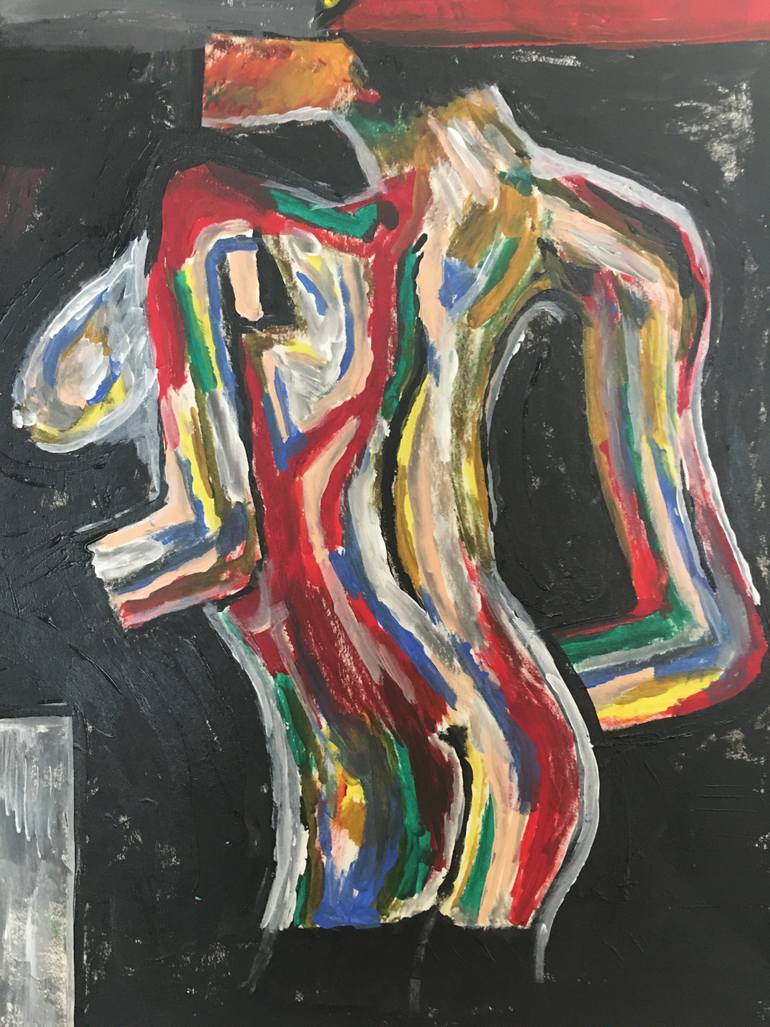 Original Abstract Expressionism Women Painting by Sophia Bèdaton