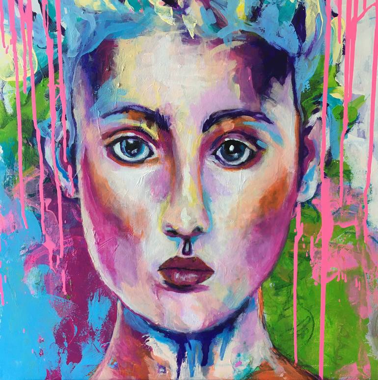 Hello Darling Painting by Christiane Reisert | Saatchi Art