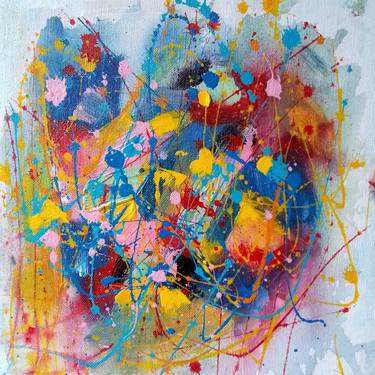 Print of Abstract Expressionism Abstract Paintings by Samuel Kizza