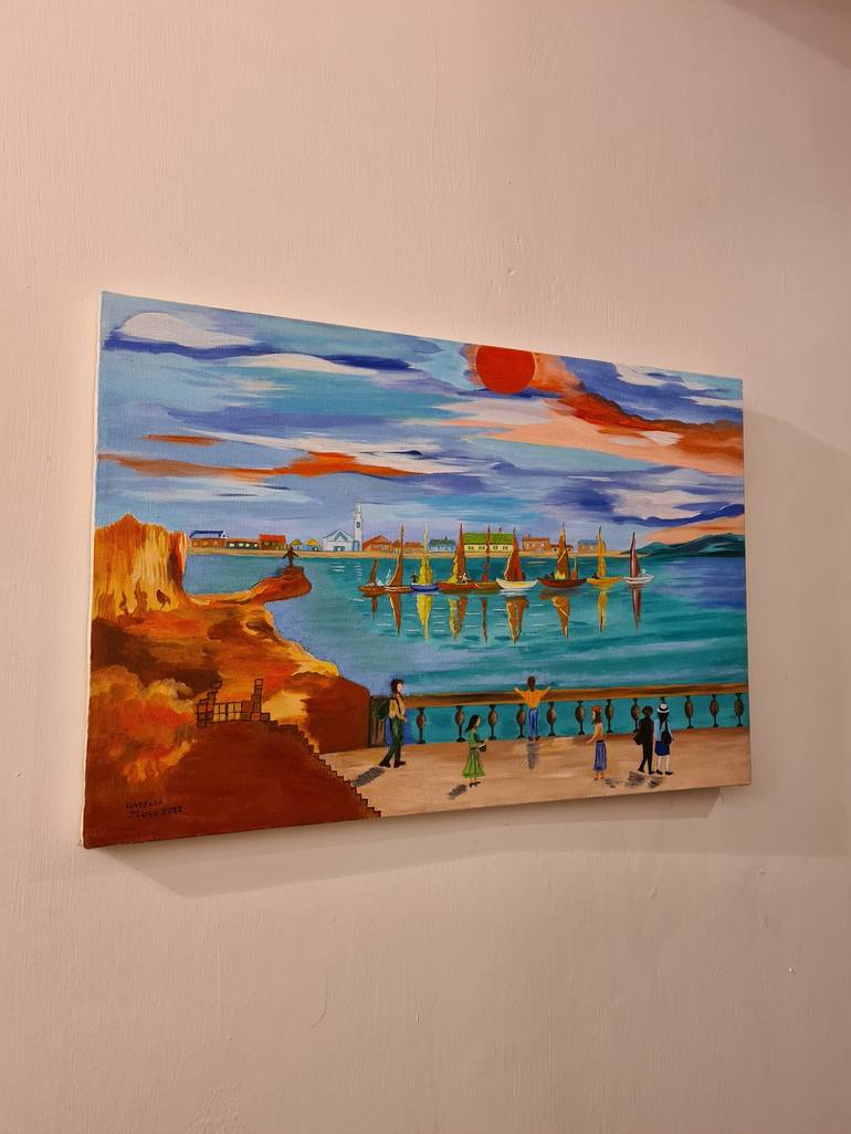 Original Seascape Painting by Isabella Moro