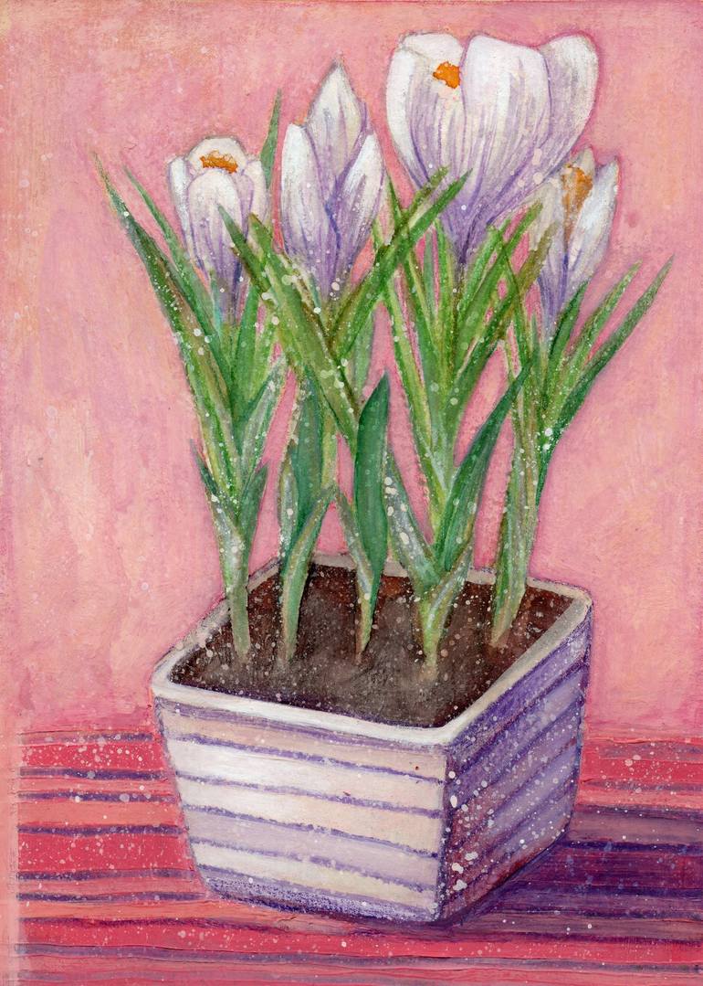 Freesia Paintings for Sale - Fine Art America