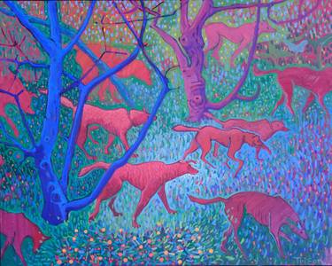Original Contemporary Animal Paintings by Trifon Markov