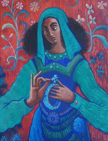 Original Contemporary People Painting by Trifon Markov