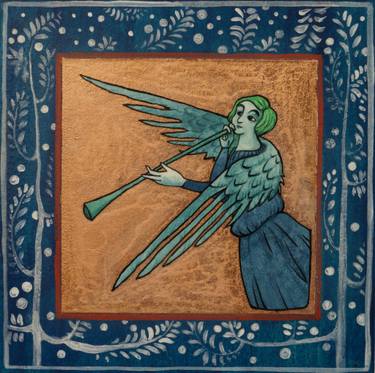 Original Art Nouveau Fantasy Painting by Trifon Markov