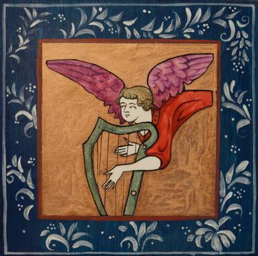 Original Art Nouveau Fantasy Painting by Trifon Markov