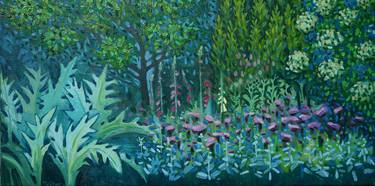 Original Impressionism Floral Painting by Trifon Markov