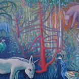 A quiet donkey captured from a dream by Trifon Markov