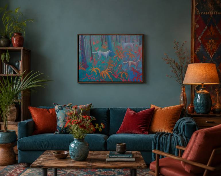 Original Contemporary Fantasy Painting by Trifon Markov