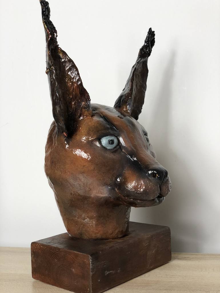 Original Art Deco Animal Sculpture by majdi jerbi