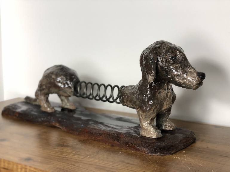 Original Art Deco Animal Sculpture by majdi jerbi