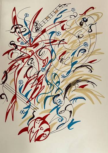 Original Abstract Drawings by Ellynn Short